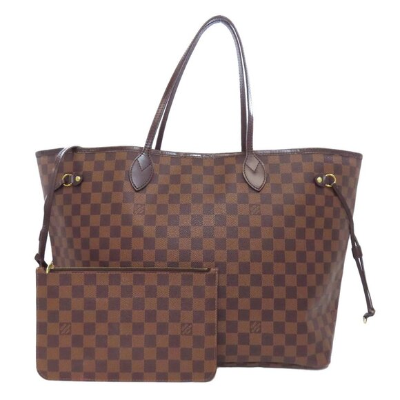 LOUIS VUITTON Brown Damier Neverfull GM Tote Bag - Picture 1 of 11